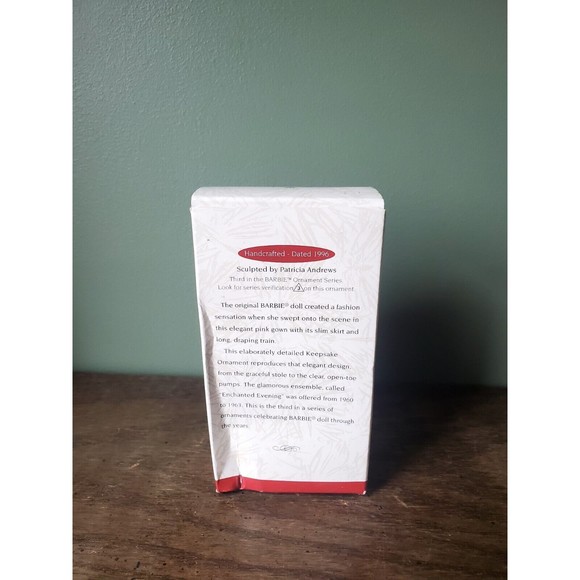 1996 Hallmark Keepsake Barbie Ornament Enchanted Evening Barbie - Picture 10 of 11